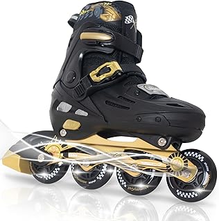 Mission Inline Skates Adjustable Flashing Aggressive Performance
